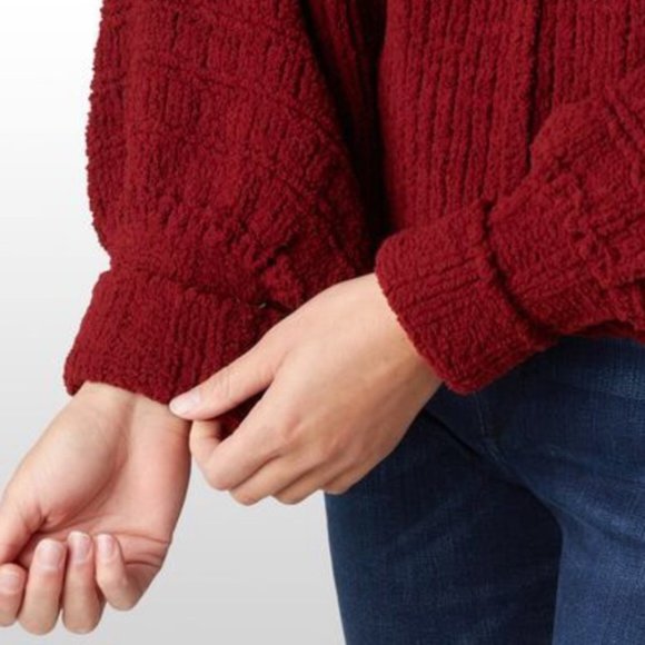 NWT FREE PEOPLE CRANBERRY PULLOVER SWEATER - Picture 7 of 10
